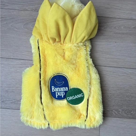 Banana Republic Yellow Furry Dog Vest - Picture 6 of 6